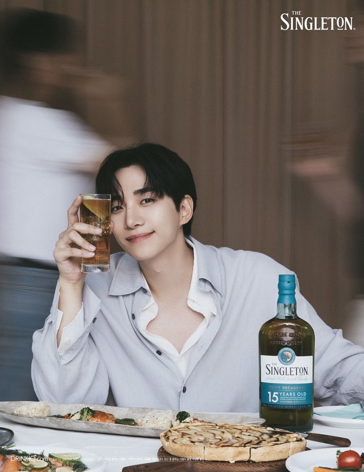 [서울=뉴시스] 디아지오코리아가 싱글톤 브랜드 최초 앰버서더로 이준호를 발탁했다. (사진=디아지오코리아 제공) *재판매 및 DB 금지