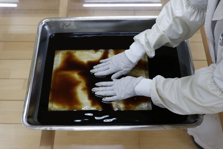 [서울=뉴시스] 대한민국임시정부 건국강령 초안 보존처리 과정 (사진=국가유산청 제공) 2025.07.29. photo@newsis.com *재판매 및 DB 금지