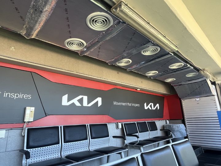 대형 패키지 에어컨이 설치된 프로야구 광주-기아 챔피언스필드 홈 더그아웃. 2025.07.29. (사진=KIA 제공) *재판매 및 DB 금지