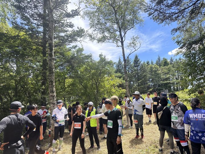 오리엔티어링 참가 선수들 모습. *재판매 및 DB 금지