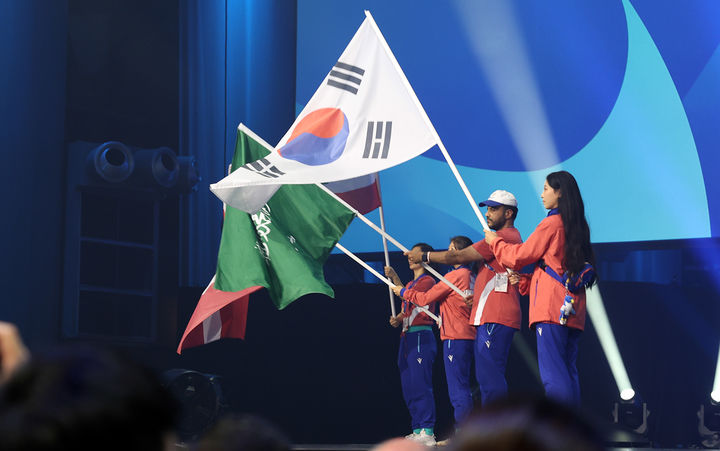 [홍성=뉴시스] 2025 유니버시아드대회 폐막식 모습. *재판매 및 DB 금지