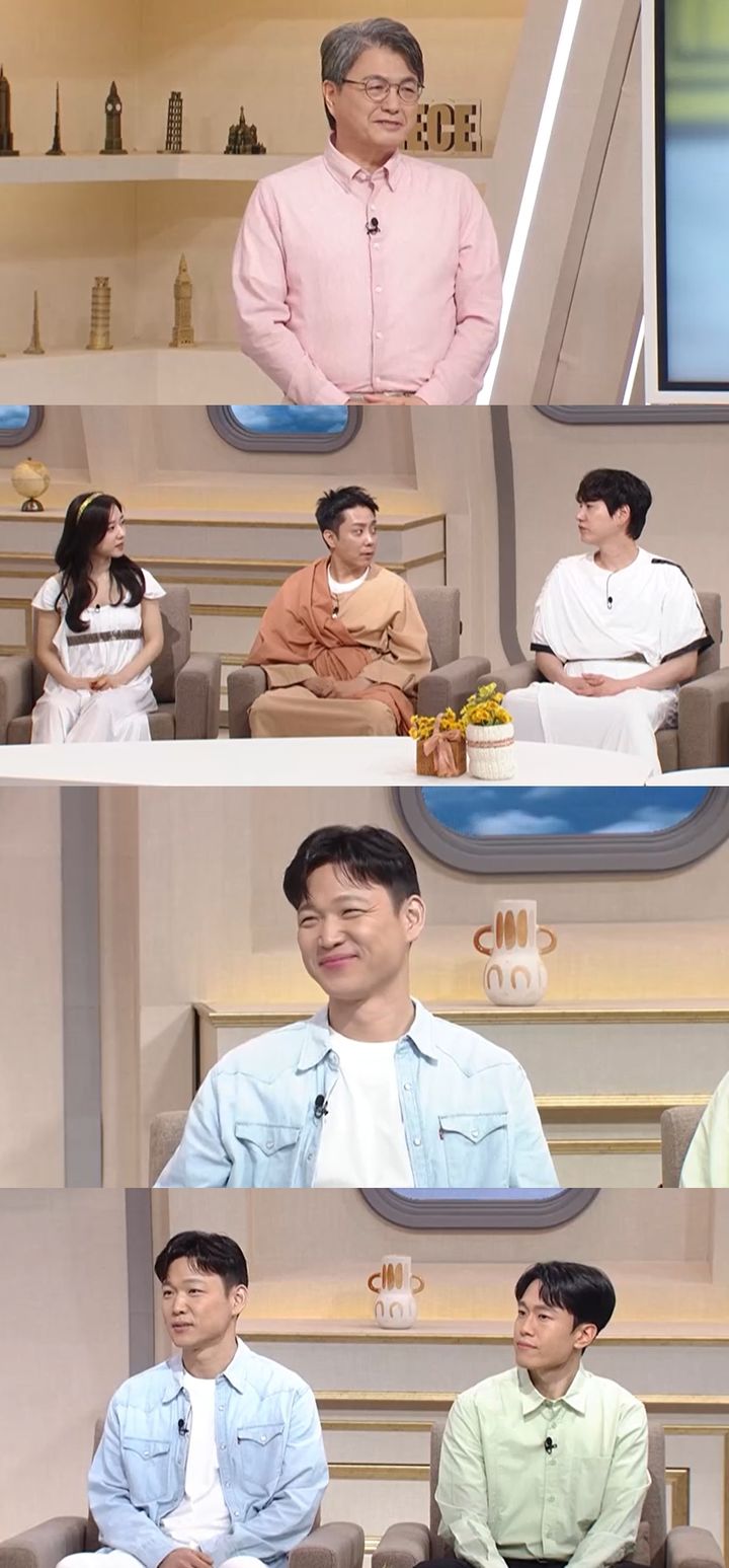 [서울=뉴시스] 29일 오후 10시 10분 방송하는 tvN 예능 프로그램 '벌거벗은 세계사'에서는 철학자 소크라테스 죽음을 둘러싼 진실이 공개된다.(사진=tvN '벌거벗은 세계사' 제공) 2025.07.29. photo@newsis.com *재판매 및 DB 금지