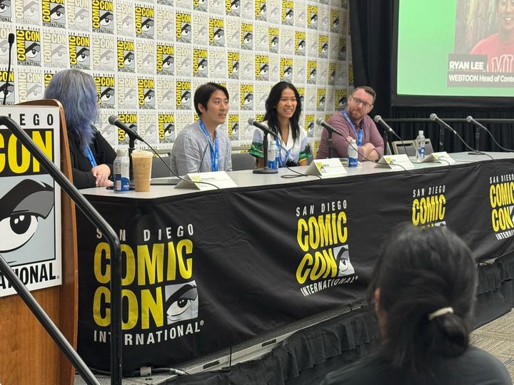 [서울=뉴시스] 네이버웹툰이 지난 27일 막을 내린 세계 최대 만화 축제인 샌디에이고 코믹콘(San Diego Comic-Con, 이하 SDCC) 2025에서 총 5개의 공식 세션에 참여했다. (사진=네이버웹툰 제공) 2025.07.29. photo@newsis.com *재판매 및 DB 금지