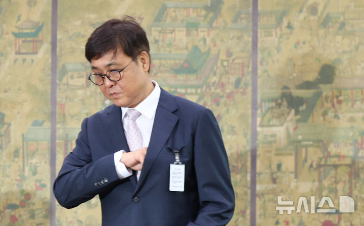 [서울=뉴시스] 김금보 기자 = 최휘영 문화체육관광부 장관 후보자가 29일 서울 여의도 국회 문화체육관광위원회에서 열린 인사청문회에 출석을 하고 있다. 2025.07.29. kgb@newsis.com