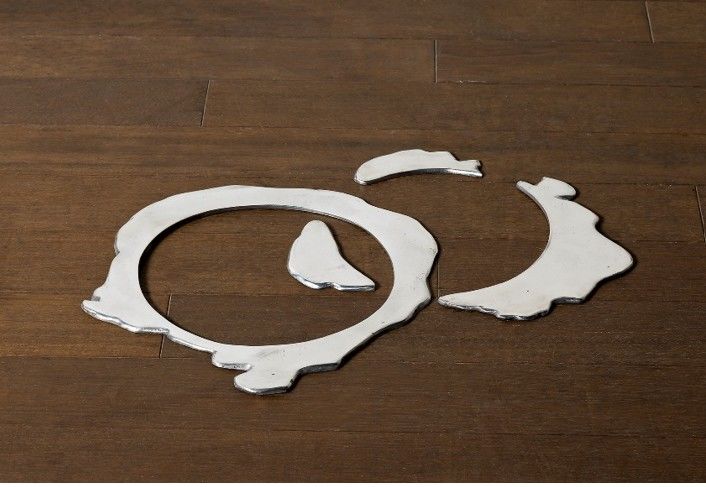 정소영, 응결 2, 2023, Aluminum casting, 30 × 45 × 0.5 cm *재판매 및 DB 금지