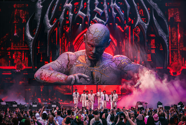 [서울=뉴시스] 스트레이 키즈 월드투어 파리 스타드 드 프랑스 공연. (사진 = JYP엔터테인먼트 제공) 2025.07.30. photo@newsis.com *재판매 및 DB 금지