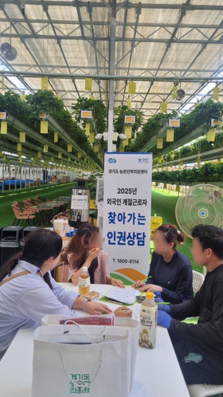 외국인 계절근로자 인권 실태조사(사진=경기도 제공) *재판매 및 DB 금지