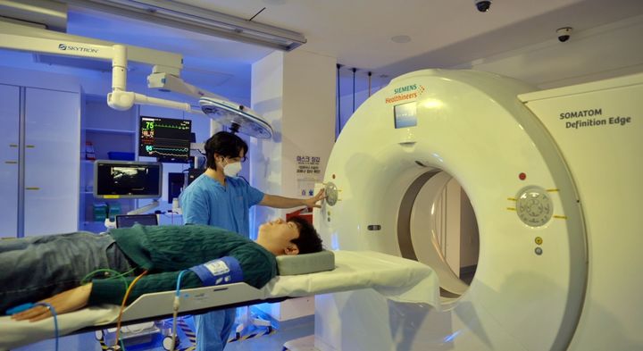 원광대병원 CT 촬영 장면 (사진=병원 제공) *재판매 및 DB 금지