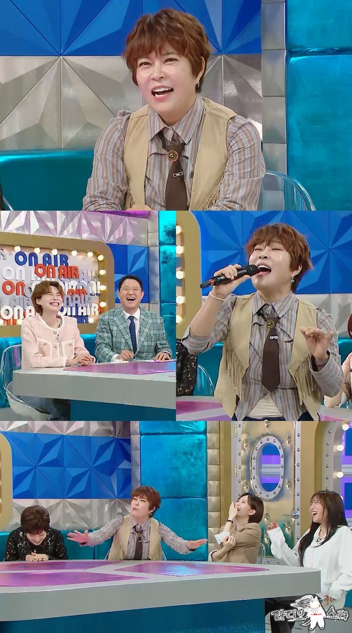 [서울=뉴시스] 30일 오후 10시 30분 방송하는 MBC 예능 프로그램 '라디오스타'에서는 트로트 가수 김연자·코미디언조혜련·아나운서 김수지·유튜버 쯔양이 출연해 솔직한 입담을 뽐낸다. (사진=MBC '라디오스타' 제공) 2025.07.30. photo@newsis.com *재판매 및 DB 금지