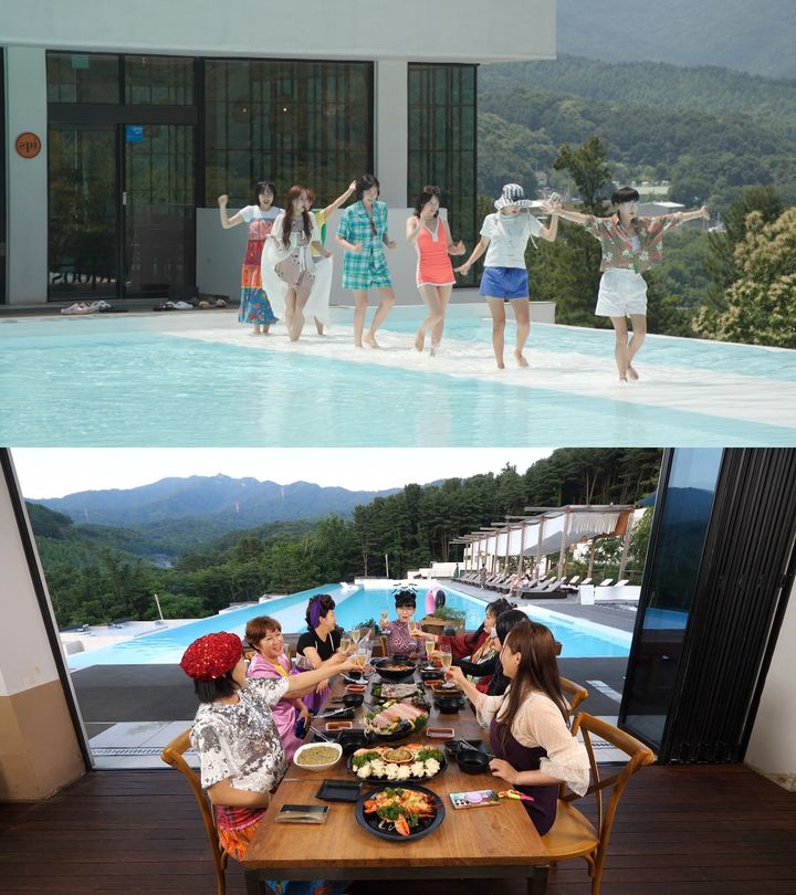 [서울=뉴시스] 코미디언 부부 아내들이 30일 오후 10시 20분 방송하는 JTBC 예능 프로그램 '1호가 될 순 없어2'에서 럭셔리 단합대회를 연다. (사진=JTBC '1호가 될 순 없어2' 제공) 2025.07.30. photo@newsis.com *재판매 및 DB 금지