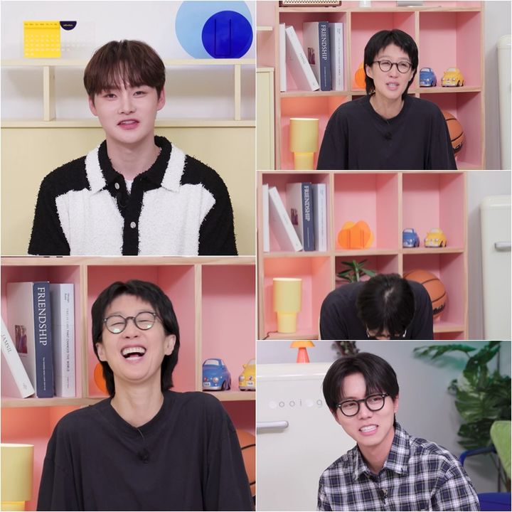 [서울=뉴시스] 오는 31일 오후 8시 30분 방송하는 KBS 2TV 예능 프로그램 '옥탑방의 문제아들'에서는 출연진 송은이·김숙·김종국·홍진경·양세찬·주우제가 게스트 트로트 가수 박서진과 함께 문제를 두고 대결을 펼친다. (사진=KBS '옥탑방의 문제아들' 제공) 2025.07.30. photo@newsis.com *재판매 및 DB 금지