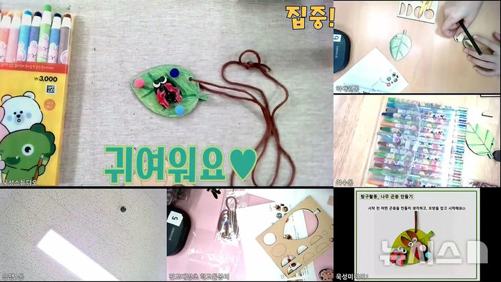 [성남=뉴시스] 성남시 화상교육 프로그램 ‘생물 속 숨은 과학 찾기’ 수업이 진행 중인 화면 모습 (사진=성남시 제공) 2025.07.30.photo@newsis.com 