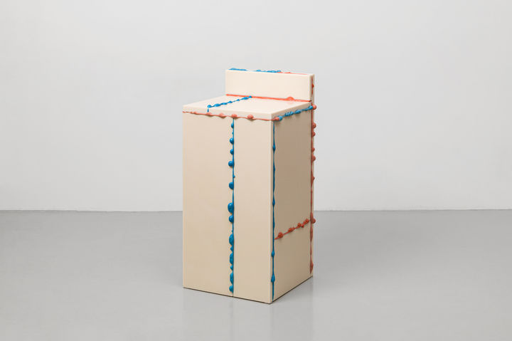 Blue and Orange Bar Stool, 2025 by Sohn Dong Hoon for Side Gallery. Courtesy of Side Gallery *재판매 및 DB 금지