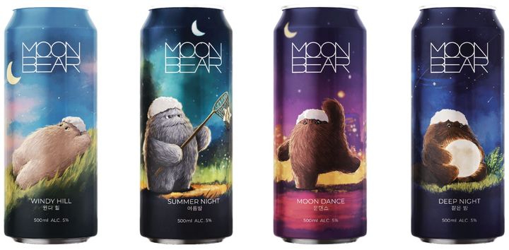 [서울=뉴시스] 문베어브루잉 트레디셔널 수제맥주 4종. (사진=교촌에프앤비 제공) *재판매 및 DB 금지