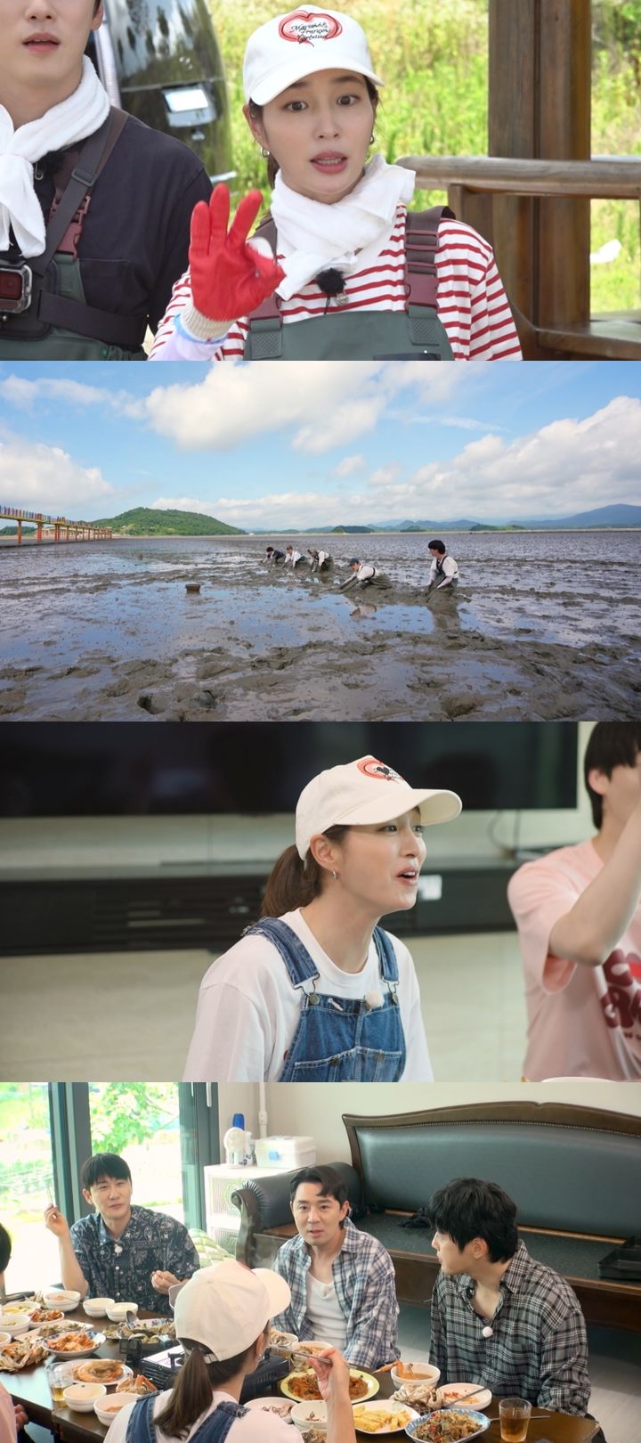 [서울=뉴시스] 다음달 1일 방송하는 KBS 2TV 예능 프로그램 '가는정 오는정 이민정'에서는 멤버 이민정·안재현·김정현·김재원·붐과 게스트 가수 영탁이 전라남도 고흥 우도를 찾아 이야기꽃을 피운다. (사진=KBS 2TV '가는정 오는정 이민정' 제공) 2025.07.31. photo@newsis.com *재판매 및 DB 금지