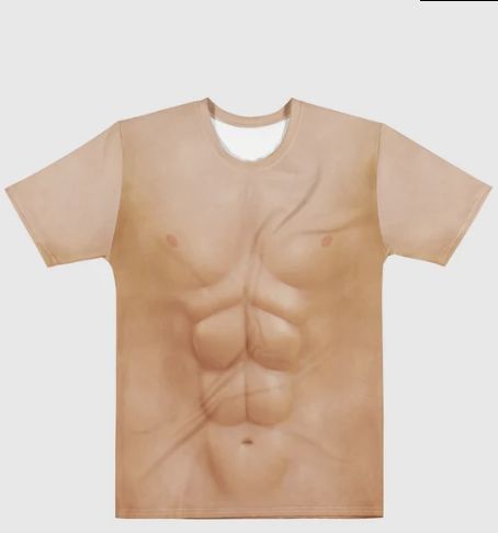 [서울=뉴시스] 넷플릭스 애니메이션 '케이팝 데몬 헌터스' 보이그룹 사자보이즈 멤버 애비의 복근 티셔츠가 공식 사이트에서 판매 중이다. 2025.07.31. (사진=넷플릭스 공식 판매처 캡처) *재판매 및 DB 금지