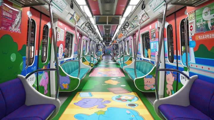 [대전=뉴시스]대전교통공사는 내달부터 16일까지 '대전 0시축제'의 분위기를 더하고 도시철도 여행의 즐거움을 나누기 위해 '꿈씨 테마열차 탑승 인증 이벤트'를 진행한다. 2023. 07. 31 photo@newsis.com *재판매 및 DB 금지