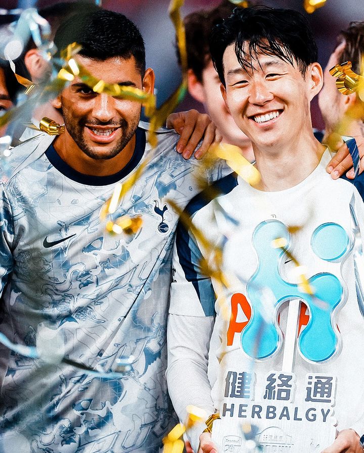 [서울=뉴시스] 잉글랜드 프로축구 프리미어리그(EPL) 토트넘홋스퍼의 손흥민. (사진=토트넘 SNS 캡처) *재판매 및 DB 금지