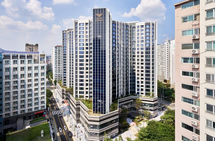 도봉 롯데캐슬 골든파크 단지 전경. (사진=롯데건설 제공) *재판매 및 DB 금지