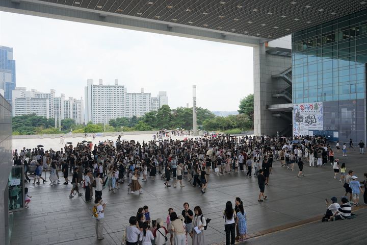 [서울=뉴시스] 국립중앙박물관 열린 마당 (사진=국립중앙박물관 제공) 2025.08.01. photo@newsis.com *재판매 및 DB 금지