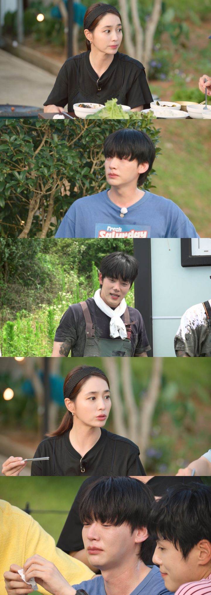 [서울=뉴시스] 1일 방송하는 KBS 2TV 예능 프로그램 '가는정 오는정 이민정'에서는 '정남매' 이민정·붐·안재현·김정현·김재원과 게스트 가수 영탁이 전라남도 고흥 우도를 찾는다. (사진=KBS 2TV '가는정 오는정 이민정’ 제공) 2025.08.01. photo@newsis.com *재판매 및 DB 금지