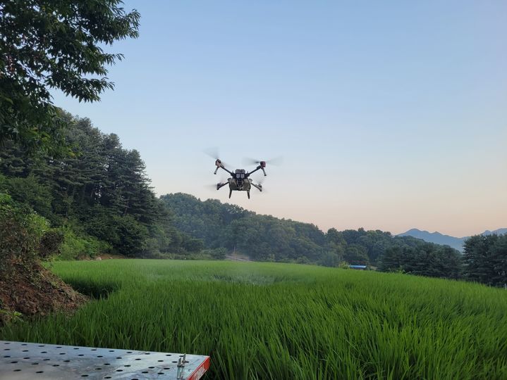 방제용 드론. (사진=가평군 제공) photo@newsis.com *재판매 및 DB 금지