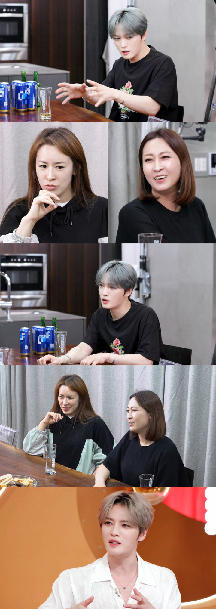 [서울=뉴시스] 1일 오후 8시 30분 방송하는 KBS 2TV 예능 프로그램 ‘신상출시 편스토랑’에서는 딸부잣집 막내아들 김재중과 누나들의 유쾌한 수다가 공개된다. (사진=KBS 2TV '신상출시 편스토랑' 제공) 2025.08.01. photo@newsis.com *재판매 및 DB 금지