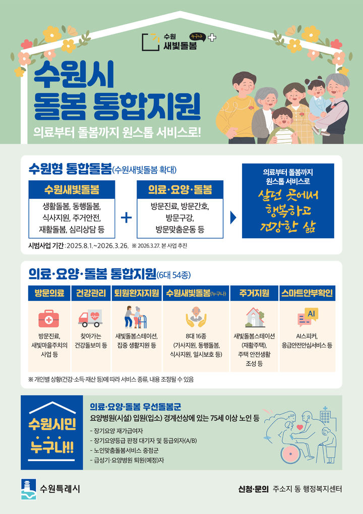 [수원=뉴시스] 홍보물. (사진=수원시 제공) 2025.08.01. pjd@newsis.com *재판매 및 DB 금지