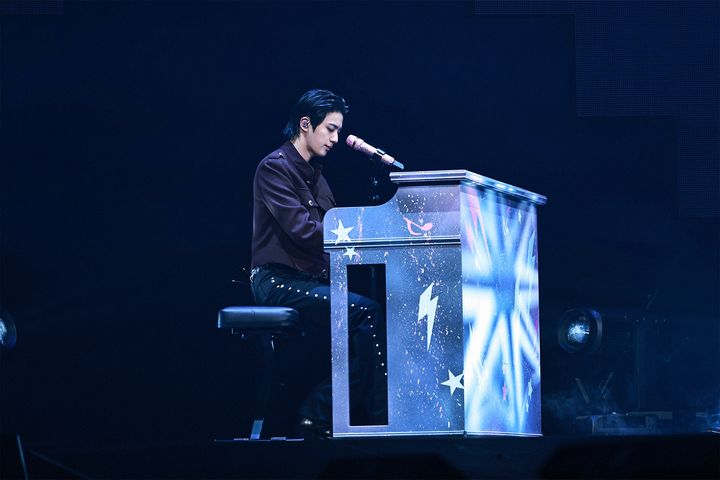 [서울=뉴시스] 방탄소년단 진 미주 투어. (사진 = 빅히트 뮤직 제공) 2025.08.02. photo@newsis.com *재판매 및 DB 금지