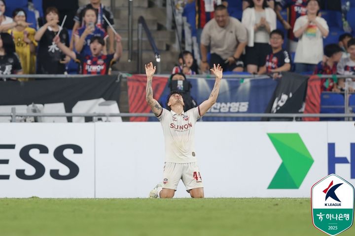 [서울=뉴시스] 프로축구 K리그1 수원FC의 윌리안. (사진=한국프로축구연맹 제공) *재판매 및 DB 금지