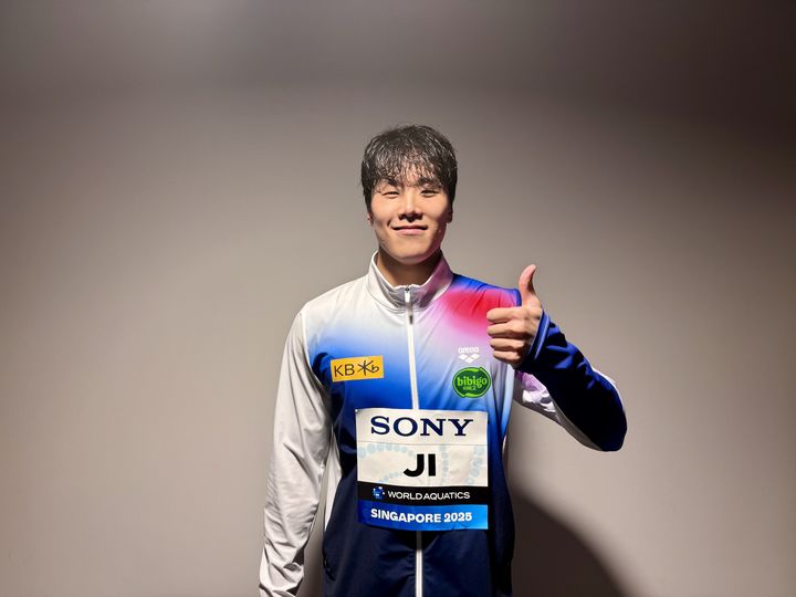 [서울=뉴시스] 수영 지유찬. (사진=올댓스포츠 제공) *재판매 및 DB 금지