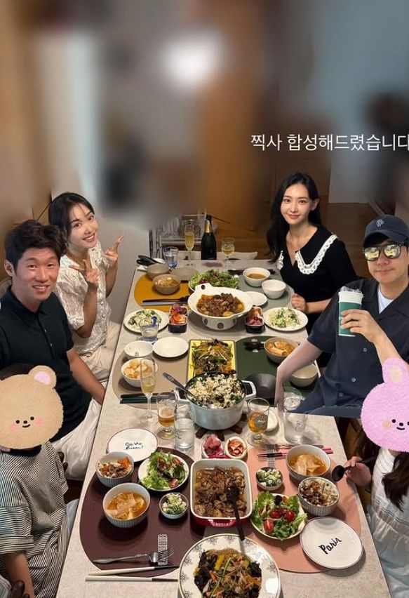 [서울=뉴시스] 아나운서 출신 방송인 배성재·김다영 부부가 집들이 현장을 공개했다. (사진=김다영 인스타그램 캡처) 2025.08.04. photo@newsis.com *재판매 및 DB 금지