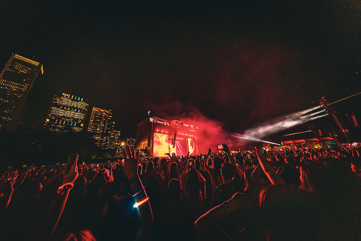 [서울=뉴시스] 트와이스 '롤라팔루자 시카고' 헤드라이너. (사진 = JYP엔터테인먼트 제공) 2025.08.04. photo@newsis.com *재판매 및 DB 금지