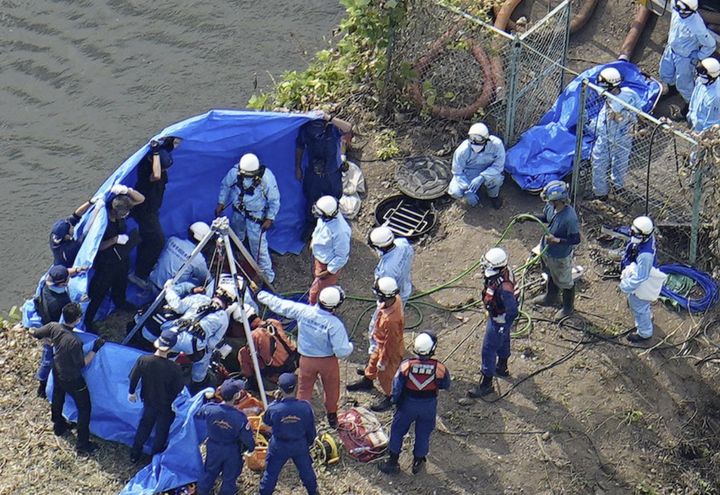 [뉴시스] 일본 사이타마현에서 하수도 점검 중이던 작업자 4명이 맨홀에 추락해 숨지는 사고가 발생했다. (사진=재팬투데이 갈무리) 2025.08.04 *재판매 및 DB 금지