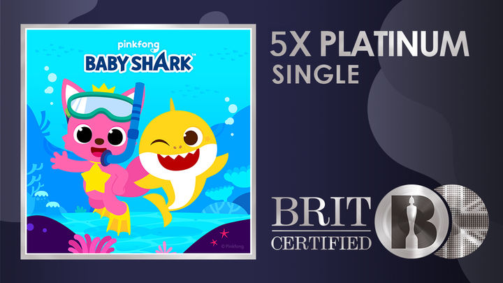 [서울=뉴시스]‘핑크퐁 아기상어’, 英 BPI 5X 플래티넘 인증 획득.(사진=더핑크퐁컴퍼니 제공) 2025.08.04. photo@newsis.com *재판매 및 DB 금지