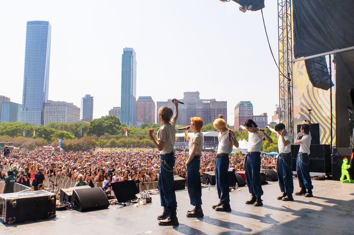 [서울=뉴시스] 보이넥스트도어 롤라팔루자 시카고. (사진 = KOZ엔터테인먼트 제공) 2025.08.04. photo@newsis.com *재판매 및 DB 금지