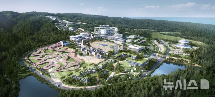 코스타밸리 관광휴양지구 조감도.(사진=포항시 제공)