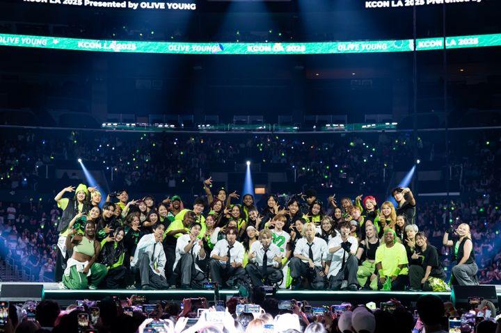 [서울=뉴시스] 케이콘 LA 2025. (사진 = CJ ENM 제공) 2025.08.04. photo@newsis.com *재판매 및 DB 금지