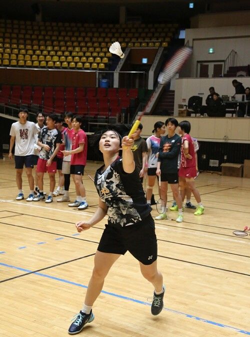 [상주=뉴시스] 배드민턴 선수 전지훈련. (사진=상주시 제공) 2025.08.05 photo@newsis.com *재판매 및 DB 금지