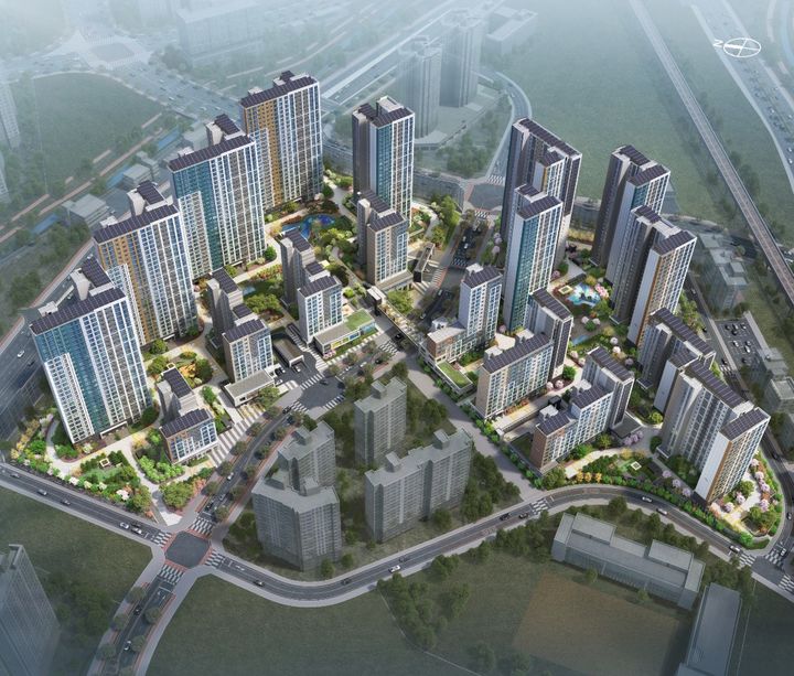 [서울=뉴시스] 한국토지주택공사(LH)가 이달 공급하는 구리갈매역세권 A1블록 단지 조감도. 2025.08.05. (자료=LH 제공) photo@newsis.com *재판매 및 DB 금지