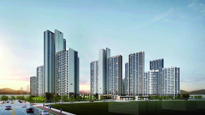 [서울=뉴시스] 한국토지주택공사(LH)가 공급하는 남양주진접2_A-1블록_투시도. 2025.08.05. (자료=LH 제공) photo@newsis.com *재판매 및 DB 금지