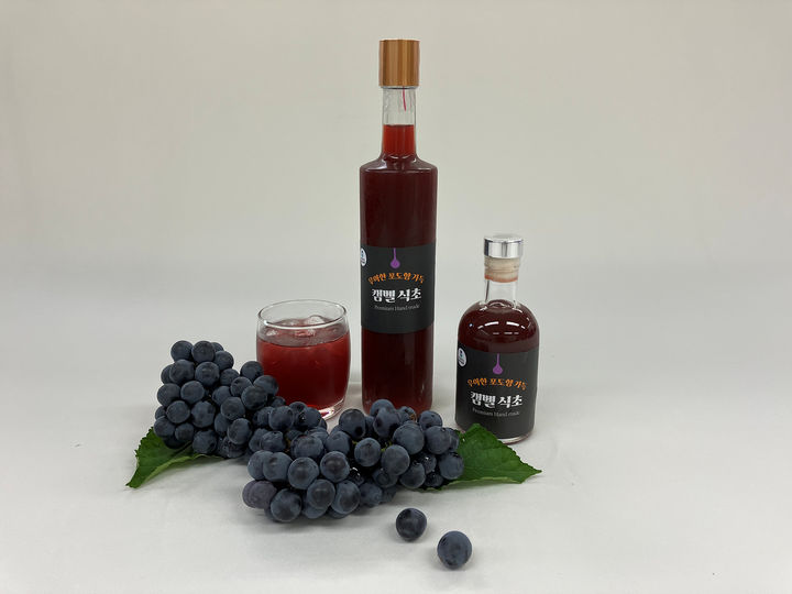 충북도농업기술원 특허균주로 발효한 캠벨 식초. (사진=충북도농업기술원 제공) *재판매 및 DB 금지