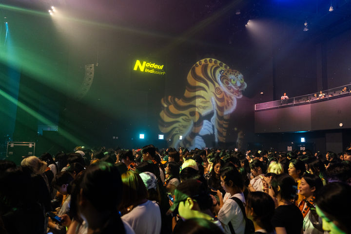 [서울=뉴시스] 극동아시아타이거즈가 7월30일 서울 노들섬 라이브 하우스에서 노들인디션 자격으로 공연하고 있다. (사진 = 서울문화재단 제공) 2025.08.05. photo@newsis.com *재판매 및 DB 금지