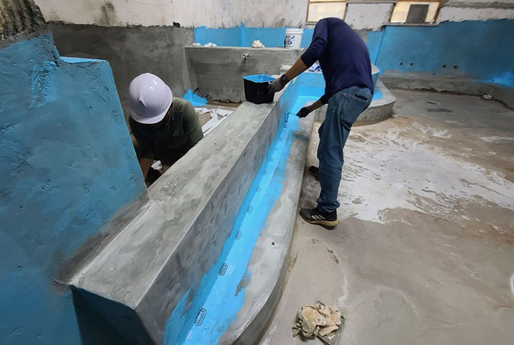 정선군 여량면 복지목욕탕 정비공사 모습.(사진=정선군 제공) *재판매 및 DB 금지