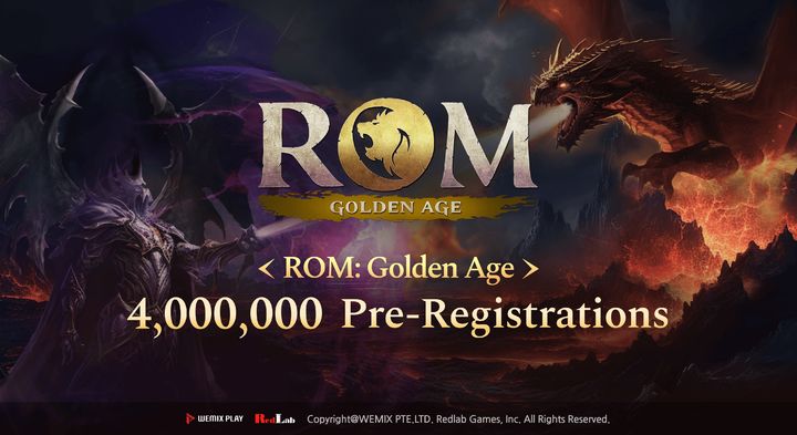 웹3 MMORPG '롬: 골든 에이지' 사전예약 400만 돌파