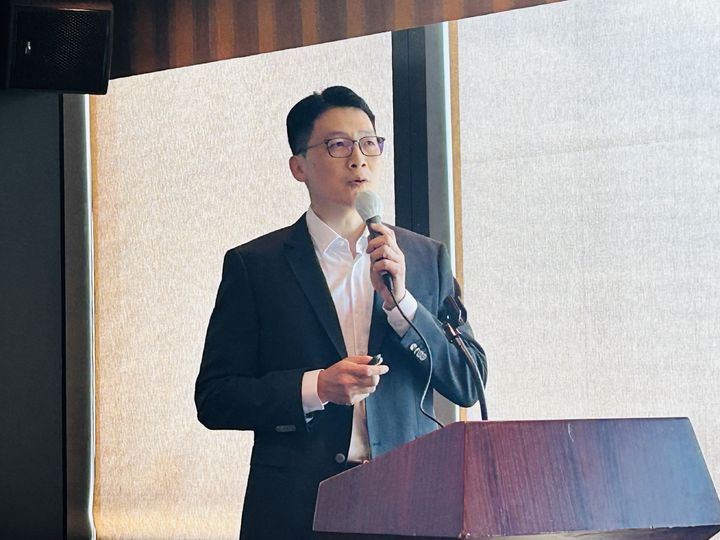 서상덕 S2W 대표가 5일 서울 여의도에서 열린 기업공개(IPO) 기자간담회에서 발표하고 있다(사진=송혜리 기자) *재판매 및 DB 금지