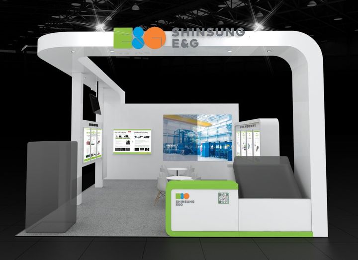 신성이엔지 K-Display 2025 부스 조감도. (사진=신성이엔지) *재판매 및 DB 금지