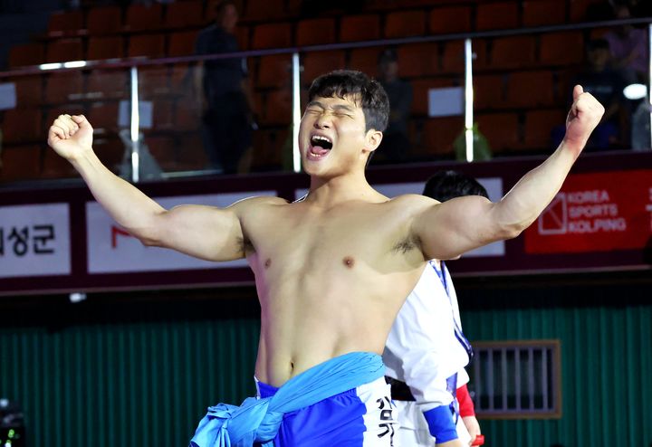 [서울=뉴시스] 금강장사 김기수. (사진=대한씨름협회 제공) *재판매 및 DB 금지