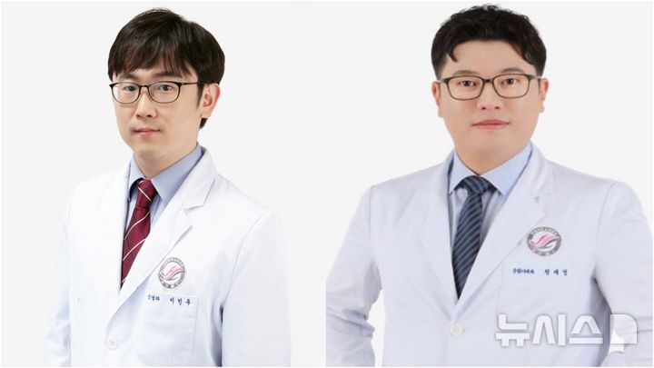 [서울=뉴시스] 왼쪽부터 이민우 한림대학교성심병원 신경과 교수, 천대영 한림대학교동탄성심병원 순환기내과 교수. (사진= 한림대성심병원 제공)