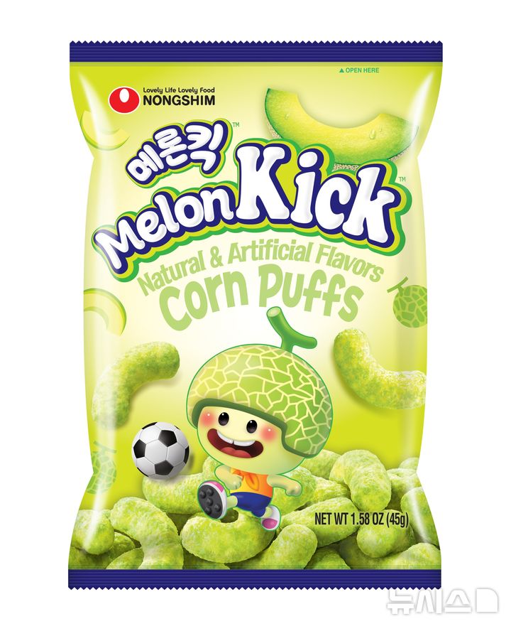 농심 메론킥, 미국·캐나다 판매 시작…100만弗 규모